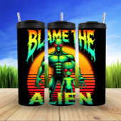 Schuld an der Alien, Retro Graphics Thermosbecher