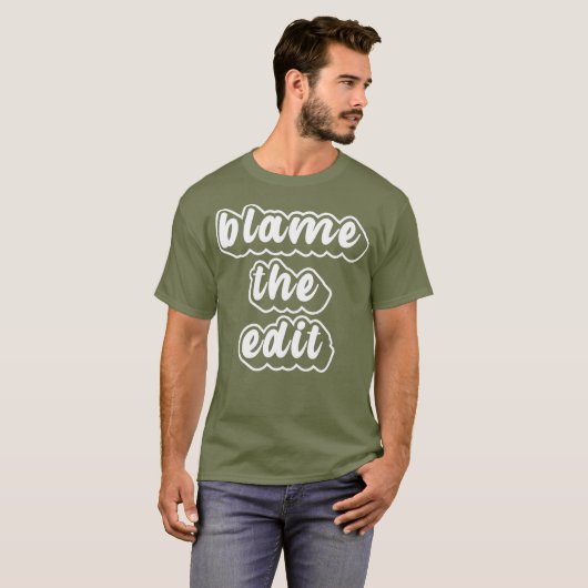 Schuld an der Edit Funny Drag Queen T-Shirt (Vorne ganz)