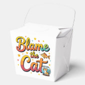 Schuld an der Katze Geschenkschachtel (Vorderseite)