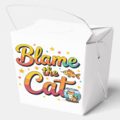 Schuld an der Katze Geschenkschachtel (Rückseite)