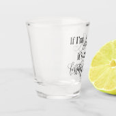 Schuld an meinem Bruder Schnapsglas (Links)