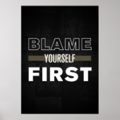 Schuld an sich zuerst poster (Vorne)