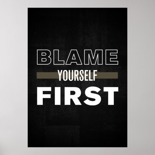 Schuld an sich zuerst poster (Vorne)