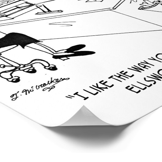 Schuld an Stuff auf Junior Partner Poster (Ecke)