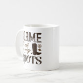 Schuld daran ist alles an meinen Wurzeln Kaffeetasse (Vorderseite Links)