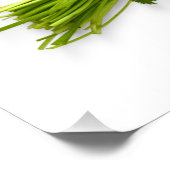 Schuld daran ist der Cilantro - Funny Anti-Cilantr Poster (Ecke)