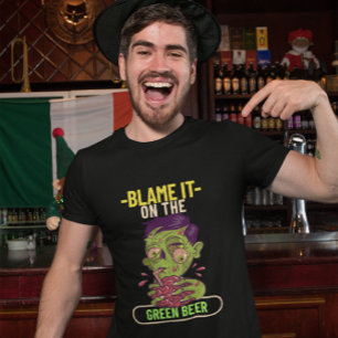Schuld daran ist der Tag des grünen Biers St. Patr T-Shirt