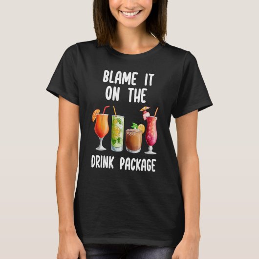 Schuld daran ist die Reise zum DriR-Drink. T-Shirt (Vorderseite)