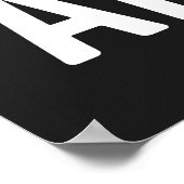 Schuld daran ist ein ängstliches Zitat Poster (Ecke)