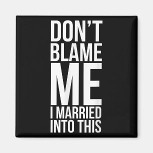 Schuld daran ist mir nicht, dass ich mich in diese magnet