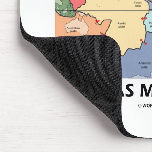 Schuld Earth She has many Faults (Plate Tectonics) Mousepad (Ecke)