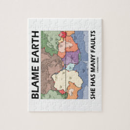 Schuld-Erde hat sie viele Störungen Puzzle