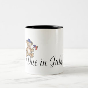 Schuld im Juli Zweifarbige Tasse