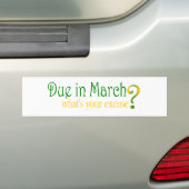 Schuld im März Autoaufkleber (Auf Auto)