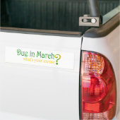 Schuld im März Autoaufkleber (Auf Lkw)