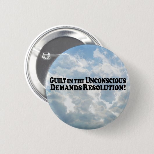 Schuld im unbewussten - grundlegend button (Vorne & Hinten)