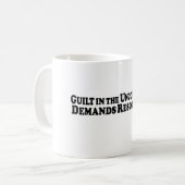 Schuld im unbewussten - grundlegend kaffeetasse (Vorderseite Links)