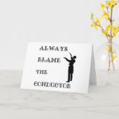 Schuld immer dem Leiter Karte (Gelbe Blume)