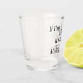 Schuld ist meine Schwester Schnapsglas (Links)