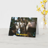 Schuld! Karte (Gelbe Blume)