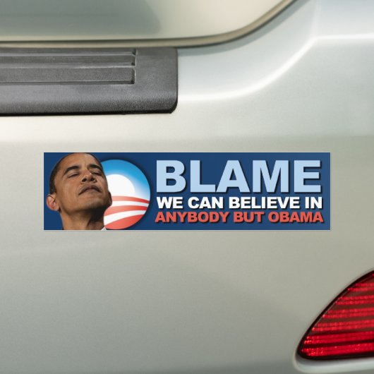 Schuld können wir - AntiObama herein glauben Autoaufkleber (Auf Auto)