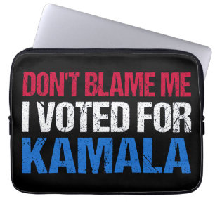Schuld mich nicht, dass ich für Kamala gestimmt ha Laptopschutzhülle