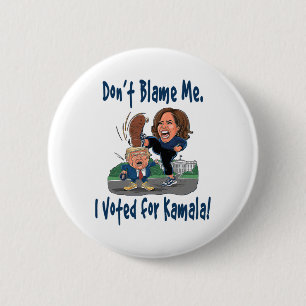 Schuld mich nicht! Ich habe für Kamala gestimmt! - Button