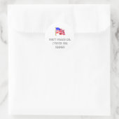 SCHULD MICH NICHT, ICH HABE FÜR KODOS GESTIMMT! RUNDER AUFKLEBER (Tasche)