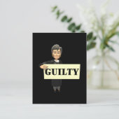 Schuld Postkarte (Stehend Vorderseite)