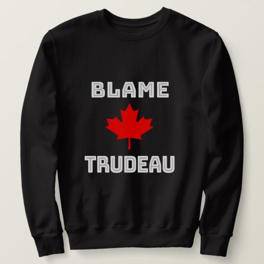 Schuld Trudeau Sweatshirt (Design vorne)