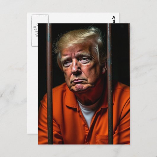 Schuld Trump sitzt im Gefängnis Postkarte (Vorne/Hinten)
