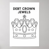 Schulden Crown Jewels Payoff Tracker Poster (Vorne)