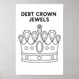 Schulden Crown Jewels Payoff Tracker Poster