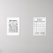 Schulden Garden & Puzzle Payoff Tracker Bilderwand Sets (Vorderseite)