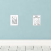 Schulden Garden & Puzzle Payoff Tracker Bilderwand Sets (Holzboden)