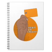 Schulden oder Kredit Notizblock (Vorderseite)