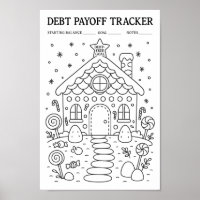 Schulden Payoff Gingerbread House Tracker