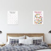 Schulden Payoff Tracker Bilderwand Sets (Schlafzimmer)