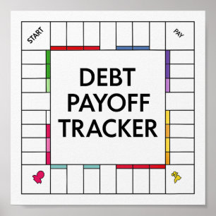 Schulden Payoff Tracker Poster