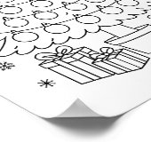 Schulden Weihnachtsbaum Ornament Payoff Tracker Poster (Ecke)