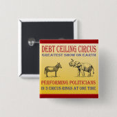 Schuldendeckenzirkus Button (Vorne & Hinten)