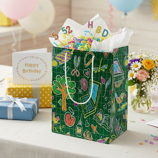 Schuldesign mittlere geschenktüte