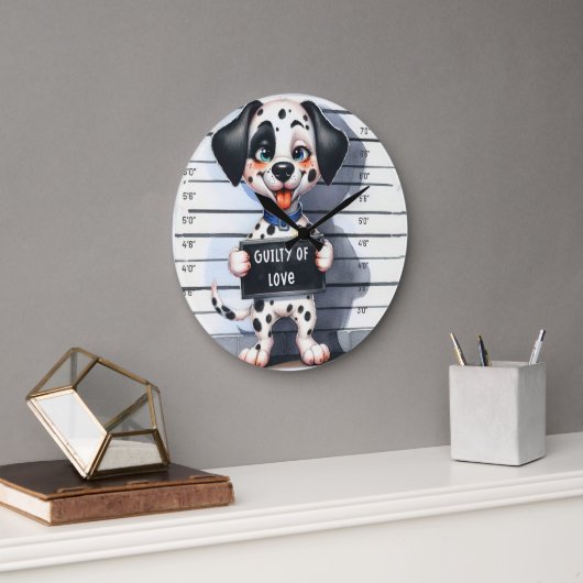 Schuldig aus Liebe Große Wanduhr (Büro)