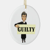 Schuldig Keramikornament (Rechts)