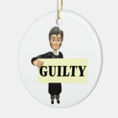 Schuldig Keramikornament (Links)