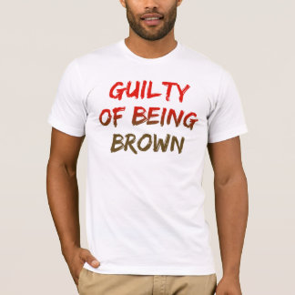 Schuldig vom Sein Brown (Sonnendurchbruch-Logo) T-Shirt