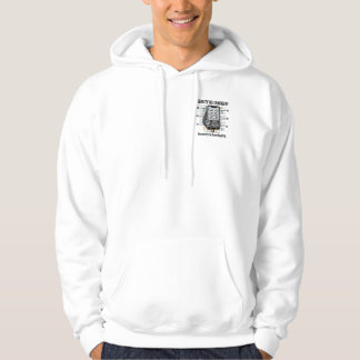 Schuldig wie angeklagt – Lustiger Spruch überladen Hoodie