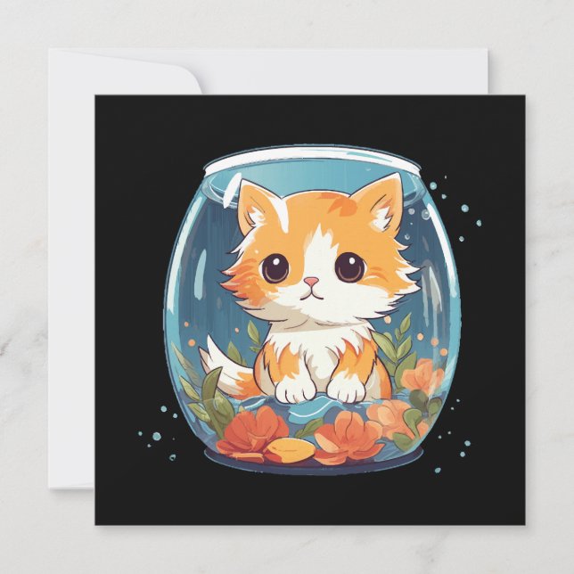 Schuldige Katze (Vorderseite)