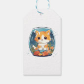 Schuldige Katze Geschenkanhänger (Rückseite)