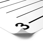 Schuldige Liebe Mugshot Dog Funny Valentine's Day Poster (Ecke)